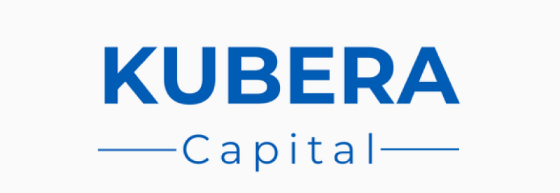 Kubera Capital logo with blue text on a white background.